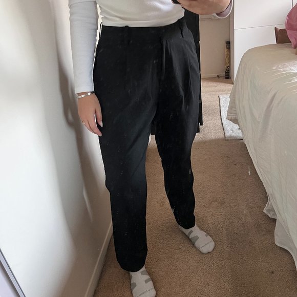 Frank & Oak Black Trousers - Picture 1 of 4